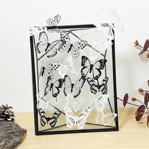 18 PCS Farfalla Adesive da Parete Combinazione 3D Wall Stickers Home Decoration, Adesivi Murali Decorazione da Muro per Casa/Hotel/Salotto/Camera da Letto/Cucina - Honorern