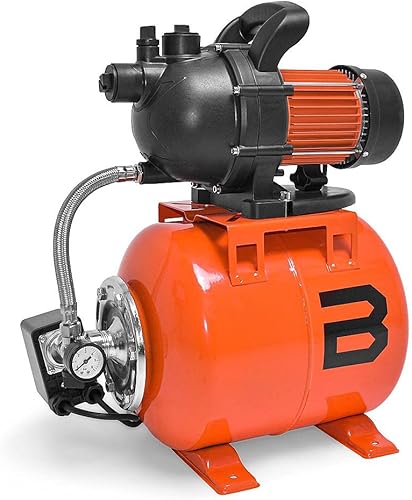 CLAF 1200 Pompa autoclave con serbatoio da 20L Elettropompa autoclave per acque chiare - portata max 3800 l/h prevalenza max 48m - Honorern