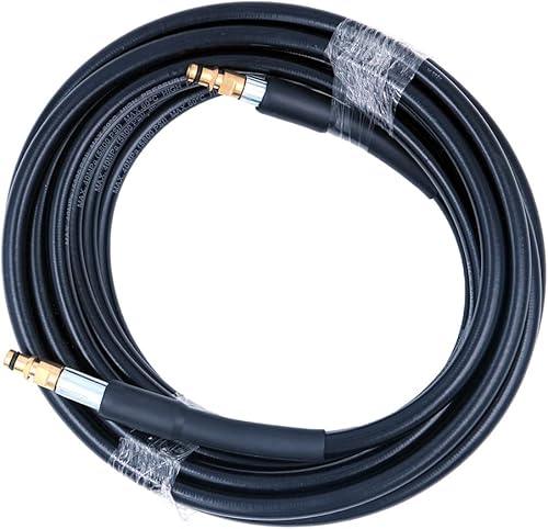 NUZAMAS Tubo di ricambio ad alta pressione da 10 m, tubo flessibile da 5800 psi, kit di pulizia per scarico tubo flessibile K2, K3, K4, K5, K6, K7, connettore rapido - Honorern