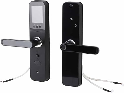 Smart Lock Video con Fotocamera, Serratura WiFi 6 in 1 con Ingresso Senza Chiave e Riconoscimento Facciale, Serratura con Impronta Digitale per Controllo App per Porta D'ingresso - Honorern