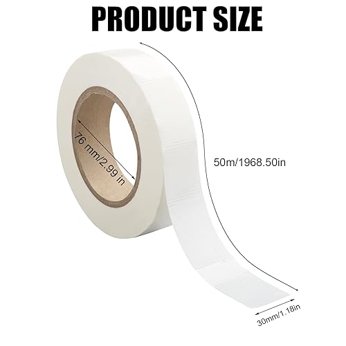 30 mm*50 m Nastro Telato, Duct Tape Resistente All'acqua, Bianco Nastro Ripara, Nastro Adesivo Subacqueo, Nastro Autoagglomerante per Riparazioni, Imballaggio,Fissaggio, Marcatura e Sigillatura - Honorern