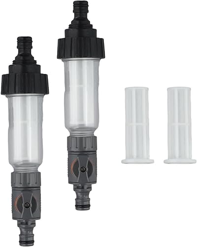2 Pezzi Filtro Acqua per Camper con Setaccio di Ricambio Adattatore Rapido e Valvola di Controllo per Camper, Caravan e Barca Accessori - Honorern