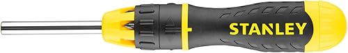 STANLEY 0-68-010 Cacciavite PortaInserti a Crichetto, Set di 10 Inserti - Honorern