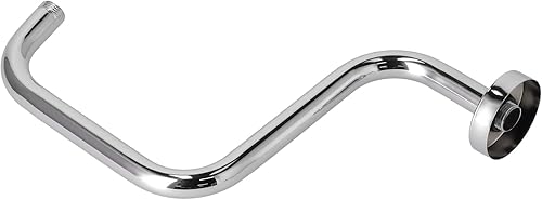 13 Pollici Gauge S Shape Shower Arm Braccio Doccia Montato a Parete Braccio Doccia a Incasso Head Riser Extension Bracket(Galvanotecnica) - Honorern