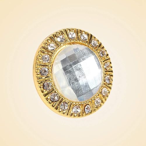 Pomelli per Mobili in Vetro Cristallo, 10 Pezzi Pomello dell'Armadio in Cristallo, Pomello per Mobile in Cristallo Trasparente per Toletta, Guardaroba - Honorern