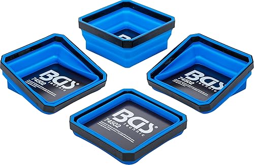 BGS 74502 - Set di coperture magnetiche in silicone, pieghevole, 115 x 115 x 50 mm, 4 pezzi - Honorern