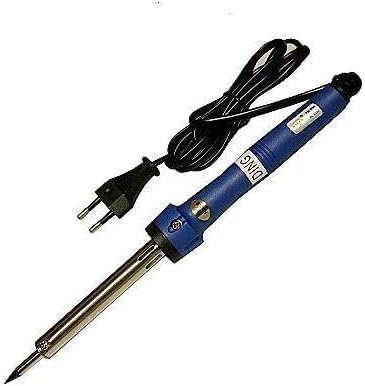 Kit Saldatore Elettrico Professionale, 60W 220V, con Filo di Stagno 1mm, Stilo Blu - Honorern