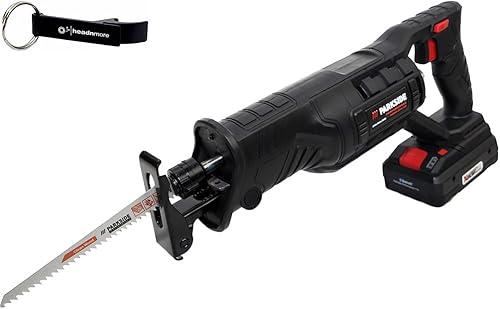 Bundle - Sega a sciabola PARKSIDE PERFORMANCE® 20 V PSSAP 20-Li D5 con batteria da 4 Ah + portachiavi HEADNMORE® - Honorern