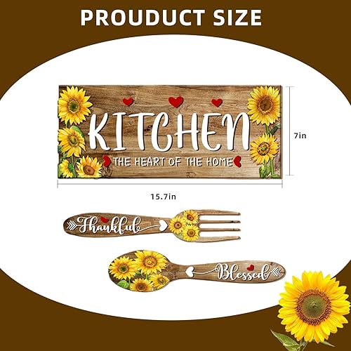 Confezione da 2 Adesivi murali per Cucina: Decora con Stile e Amore. Adesivi murali di Alta qualità, Impermeabili e autoadesivi - Honorern