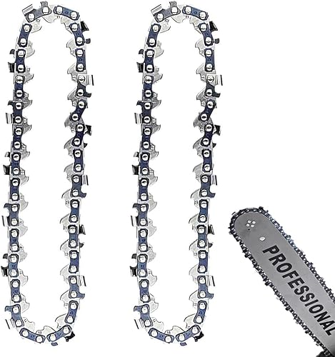 Catene Per Mini Motosega A Batteria, 2 pezzi catene per motosega, 6 pollici catena per motosega, Catena Motosega 36 Maglie, Catena per motosega elettrica, Catena, ricambio con le mini motoseghe - Honorern