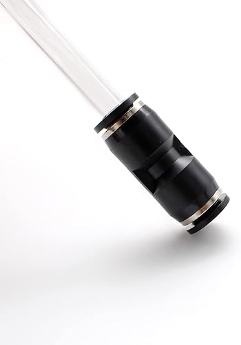 8 mm di Diametro Esterno/ 5 mm di Diametro Interno Tubo Dell'aria in PU e Connettore Pneumatico PU8, Lungo 5 m Trasparente Tubo Dell'aria in Poliuretano, per Utensili Pneumatici - Honorern