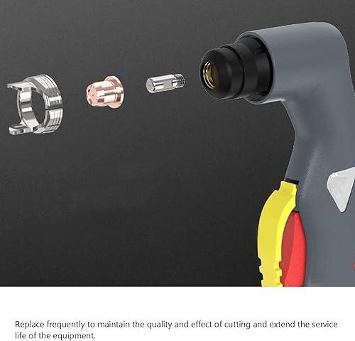 Kit Elettrodo Punta IPT40 da 24 Pezzi, Set Copertura Staffa Ugello Elettrodo Punta Taglierina Al Plasma per CUT 55DS Pro CUT 65DS, Materiale in Acciaio Inossidabile in Lega di - Honorern