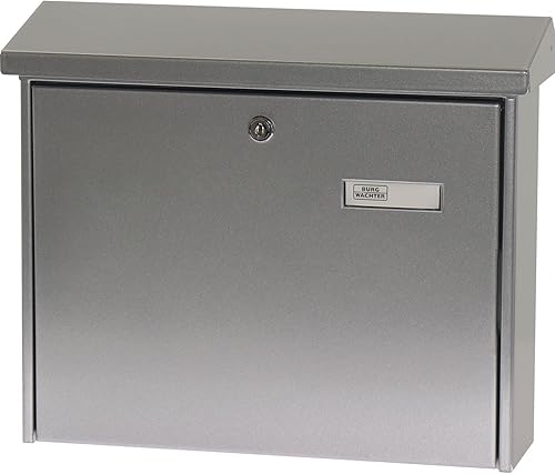 Burg-Wächter JOURNAL 5867 SI Cassetta della Posta con Arresto di Apertura, Argento - Honorern