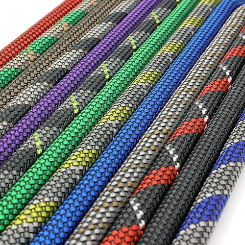 Tubo intrecciato da 10 m, dimensioni Ø 10 mm, tubo in tessuto, protezione per cavi, ad esempio per cavi scatole, cavo per altoparlante, cavo di alimentazione HiFi per auto - Honorern