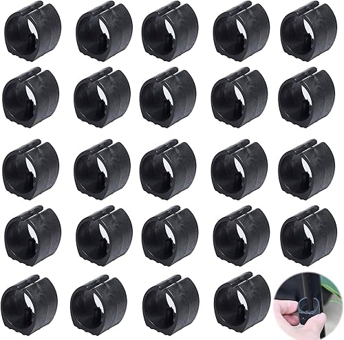 Cuscinetti del Tubo della Sedia in Plastica Piedini di Plastica per Tubi con Morsetto per Sedia Sedia Piede Piano Scivola Feltrini per Sedia in Plastica per Tubi Tondi 24 Pezzi (32mm) - Honorern