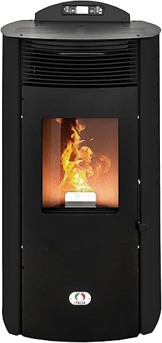 Siberia Aria New 15 KW WiFi - Stufa ad Aria Ventilata Scalda 140m² Efficienza 92% Autonomia 30H Programmabile 5 Velocità e Potenze Garanzia 24 Mesi Bianco - Honorern