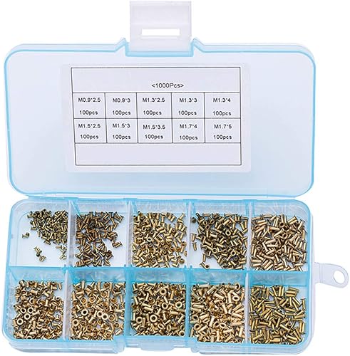 Buwei Rivetti tubolari M0.9 M1.3 M1.5 M1.7 Mix Circuit Board Chiodi PCB Copper Hollow RIV - Honorern