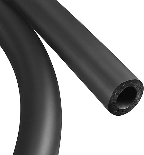 YOKIVE Schiuma Tubi, Gomma Isolamento Tubo Rivestimento| Maniglia Impugnatura Protezione, Buono per Palestra Attrezzatura Rame Tubo (Nero, 20mm ID 30mm OD 2m) - Honorern