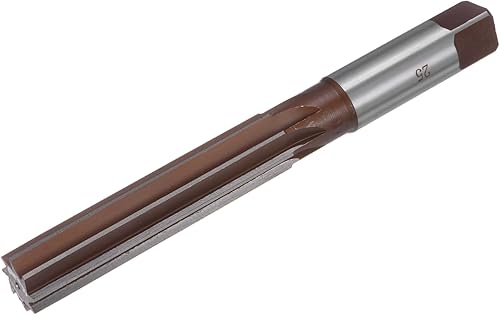 Alesatore Manuale 25mm H7 Punta Trapano Alesatore Metrico per Alesatura Fori in Metallo Legno, Flauti Dritti 9SiCr Utensile Taglio in Acciaio Legato - Honorern