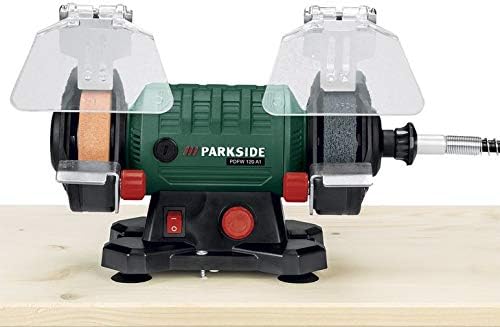 Smerigliatrice Doppia pdfw 120 A1 + 103-accessori pezzo in astuccio di legno - Honorern