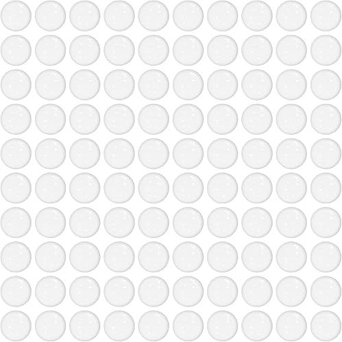 100 Pezzi Fermaporta maniglia,Paracolpi porta,Proteggi maniglia porta,Copri maniglia porta,Fermaporte per maniglie,Gommini paracolpi,Blocca porta da pavimento(Semicircolare 8 * 2.5 mm) - Honorern