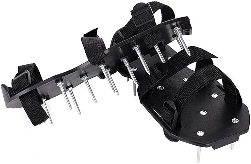 Scarpe per Unghie, Suola per massetto, Sandali aeratori per Prato, con 13 Chiodi (55 mm) con 3 Nastri di Nylon di e Chiusura - Honorern