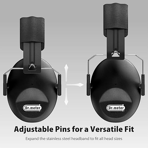 Cuffie Auricolari Bambini, Cuffie protettive per bambini con cuffie antirumore per bambini Cuffie per dormire studiare sparare Fascia per la testa dei bambini regolabile 27SNR - Honorern