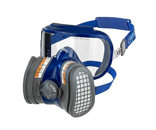 GVS SPR674 Maschera Elipse Integra Low Profile con Filtri A2P3 per Gas e Vapori Organici sino a 5000 ppm e polveri, M/L - Honorern