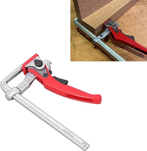 Morsetti per Rotaie Morsetto da Tavolo a Cricchetto, Morsetto da Tavolo a Cricchetto Strumento di Fissaggio per Binario di Guida in Lega di Alluminio Morsetto per la Lavorazione - Honorern