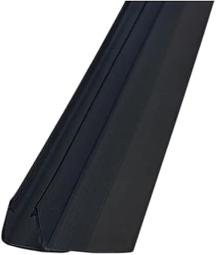 GUARNIZIONE PER VETRO E PER BOX DOCCIA PER ANTA 200cm ALETTA MORBIDA 10mm LATERLAE PER VETRO 6 E 8 mm GUARNIZIONE NERO - Honorern