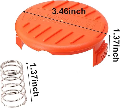 Tappo di copertura per bobina tosaerba per 385022-03N, alloggiamento in ABS di ricambio, nessun attrezzo necessario per l'installazione - Honorern