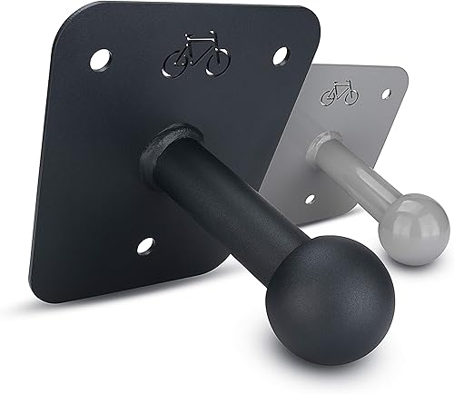 supporto a parete universale per portabici da include hardware ottimale e elegante montare l'eyecatcher cremagliera in ogni garage sotterraneo (Antracite) - Honorern