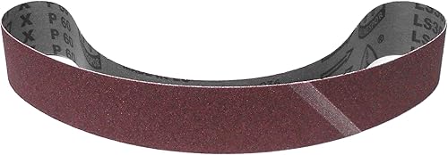 Klingspor Nastro abrasivo LS307X - 50 x 1020 mm - Grana P40 - 10 pezzi - per legno e metallo - Base in tessuto semi-flessibile resistente agli strappi - Nastri abrasivi professionali per levigatrice a - Honorern