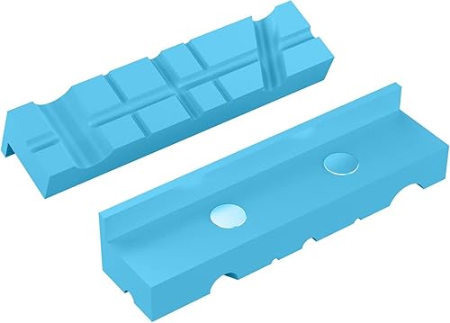 Kit ganasce in nylon multiuso, 15,2 cm, utilizzabile su qualsiasi morsa in metallo, cuscinetti magnetici reversibili, morsetti piatti o rotondi senza danni - Honorern