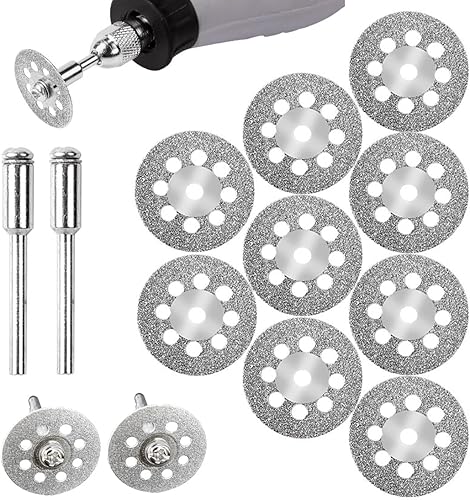 Dischi Diamantati,Diamante Dischi Taglio,Mini Disco Diamantato,Dischi Taglio,Disco taglia Vetro,Dischi Diamantati Mini di Tagliante Sega,per Legno Piastrelle Vetro Metallo Pietre Ferro - Honorern