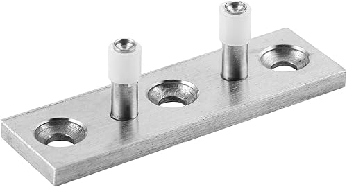 Guida a pavimento regolabile in acciaio inossidabile 304 di facile installazione, guida a pavimento per porte scorrevoli, per porte in legno Porte scorrevoli Rulli in nylon Porte per granaio - Honorern