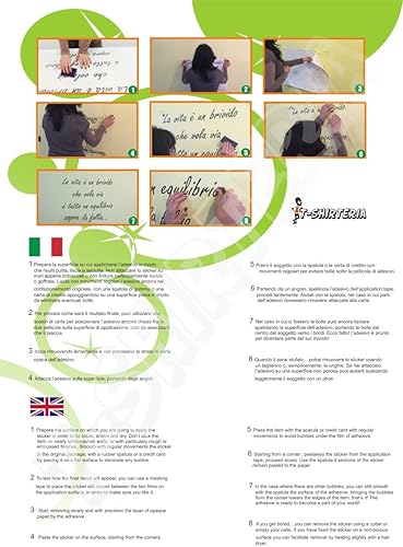 Adesivo murale - Wall Sticker - vivere e sorridere dei guai - by tshirteria - Honorern