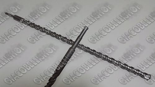 PUNTA PER MURO Ø 32MM LUNGHEZZA 100 CM CON ATTACCO SDS PLUS DISP.TUTTE LE MISURE - Honorern