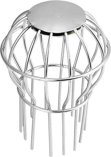 Angoily Protezione per Grondaia in Acciaio, Filtro per Grondaia, Protezione per Foglie Scarico a Pavimento per Tetto, Cortile, Giardino - Honorern