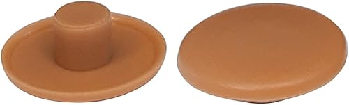 20 x coprivite in plastica 4 x 2,7 x 11,8 mm Confirmat mobile tappo foro protezione universale, marrone rovere chiaro - Honorern