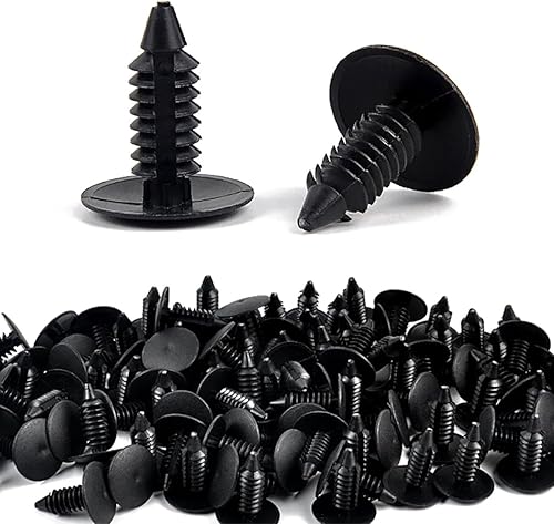 Strumenti per incisione, 50 pz perni laser a nido d'ape rivetti in plastica automobilistica paraurti universale per macchina per incisione laser ad ago (nero) - Honorern