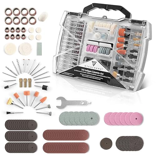 Set di accessori da 145 pezzi per levigatrici multiuso, levigatrici rotative e utensili multifunzione - Honorern