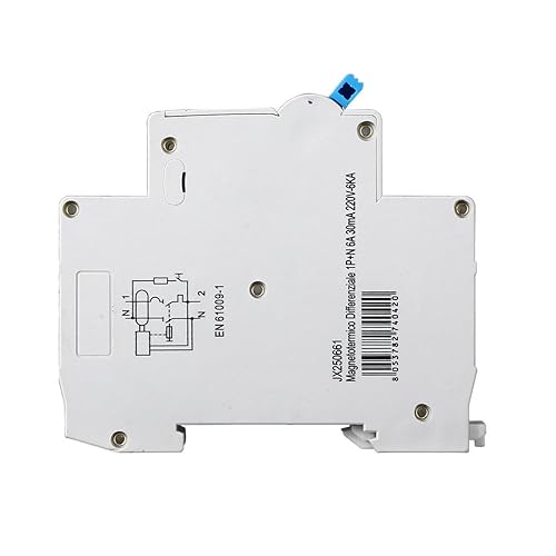 ZOREI Interruttore Magnetotermico Differenziale, 1P+N 220V Da 1 Modulo DIN, RCBO 1P+N 6kA 30mA C25 25A - Honorern