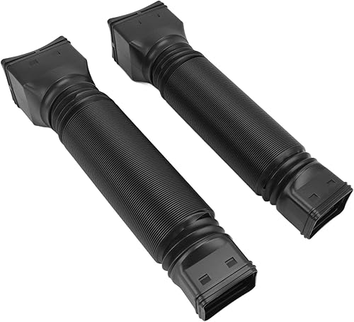 Vikye 2 Pezzi di Estensione per Grondaia per Grondaia, 20-59 Pollici per Grondaia Estesa, Prolunga per Scarico Retrattile (Nero) - Honorern