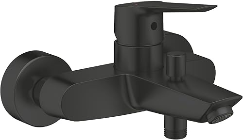 GROHE Start miscelatore monocomando per vasca con deviatore automatico vasca/doccia (montaggio a parete, leva in metallo, cartuccia ceramica da 35 mm, rosette a parete in metallo, QuickSpanner inclus - Honorern