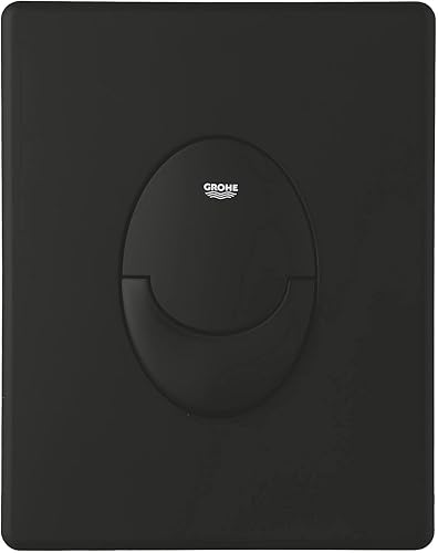 GROHE Start 389642430 - Piastra di scarico per WC sospeso QuickFix (acqua e funzionamento Start & Stop), colore: Nero opaco - Honorern