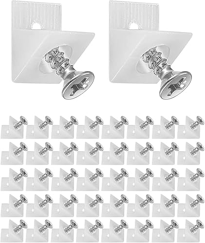 TPZORJX 40Pcs Cunei di Fissaggio Stabilizzatori, Cunei Per Mobili Rinforzo Fondo Cassetti Reggipiano con Viti,per Riparare e Rinforzare Cassetti Rrotti o Deformati - Honorern
