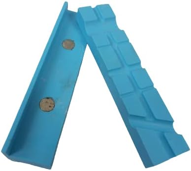 Kit ganasce in nylon multiuso, 15,2 cm, utilizzabile su qualsiasi morsa in metallo, cuscinetti magnetici reversibili, morsetti piatti o rotondi senza danni - Honorern