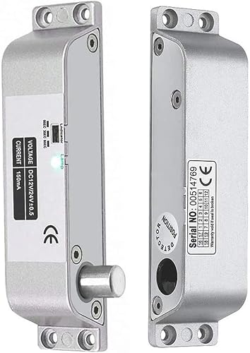 JASAG DC12V Fail Safe Electric Drop Bolt Lock Serratura elettronica per cancello Accesso controllo accessi Sistema di sicurezza adatto per porte in legno/metallo - Honorern