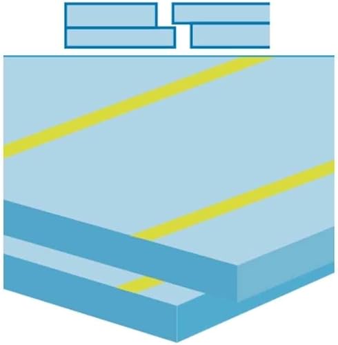 Pannello in polistirene estruso liscio battentato 125x60cm Elyfoam Brianza Plastica - Spessore: 4 cm - Honorern